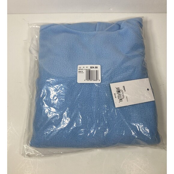 Tek Gear Girl's Microfleece Cinched Hem Blue Hoodie Size S (7) NWT - Picture 2 of 2